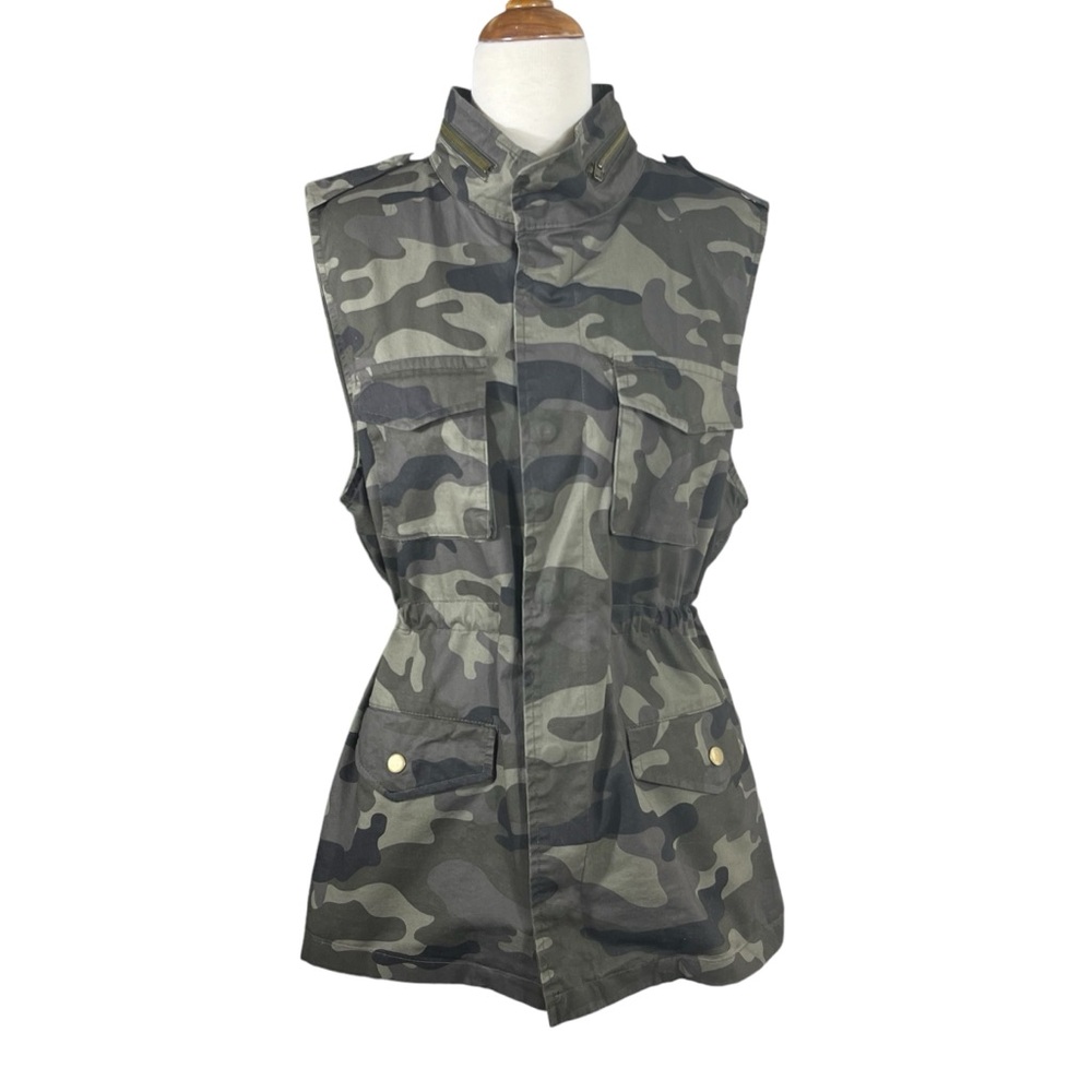 Love Tree Camo Green Military Army Utility Vest w/Front Pockets NWT Size XL - Picture 3 of 16